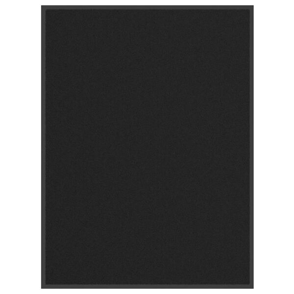 vidaXL Wycieraczka, czarna, 80 x 120 cm