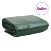 vidaXL Plandeka, zielona, 5x8 m, 650 g/m&sup2;