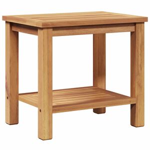 vidaXL Stolik kawowy Brązowy 50 x 35 x 45 cm Lite drewno teakowe
