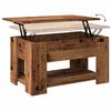 vidaXL Stolik kawowy Stare drewno 79x49x41 cm Drewno klejone