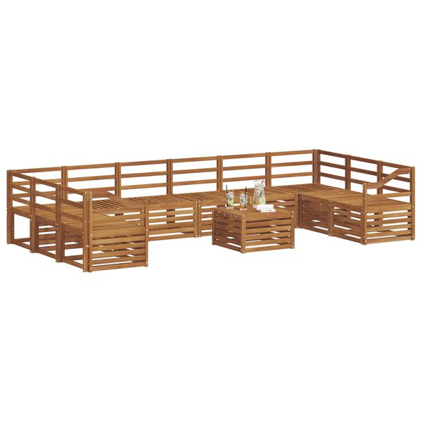 vidaXL Zestawy sof Naturalny Lite Drewno Akacji