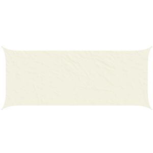 vidaXL Żagiel przeciwsłoneczny kremowy 6 x 2,5 m 100% poliester Oxford