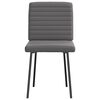 vidaXL Krzesła stołowe, 6 szt., szare, obite sztuczną skórą
