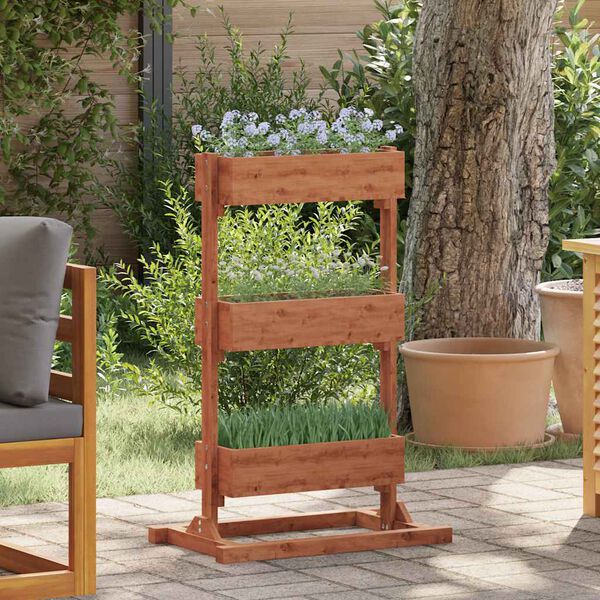 vidaXL Donica, 52x30x78 cm, drewno jodłowe