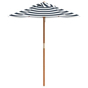vidaXL Parasol ogrodowy dla dzieci, na drewnianym słupku, &Oslash;120x140 cm
