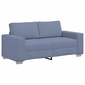 vidaXL Sofa dwuosobowa, niebieska, 180x77x82 cm, tkanina sztruksowa