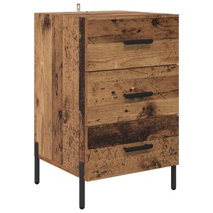 vidaXL Szafka Nocna Stare drewno 40 x 40 x 66 cm Drewno inżynieryjne