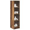 vidaXL Highboard Stare drewno 35 x 37 x 142 cm Materiał drewnopochodny