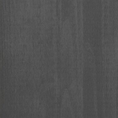 vidaXL Szafka HAMAR, ciemnoszara, 90x40x80 cm, lite drewno sosnowe