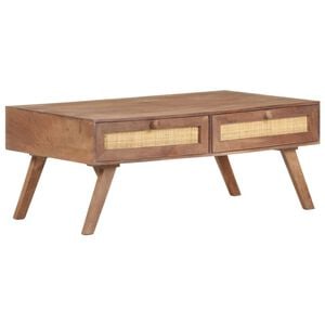 vidaXL Stolik kawowy, 100 x 60 x 40 cm, lite drewno mango