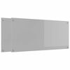 vidaXL Panel kuchenny 2 szt. Jasnoszary 110 x 50 cm szkło hartowane