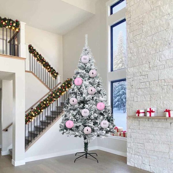 vidaXL Zestaw Bombek Świątecznych XXL 3 pcs R&oacute;żowy