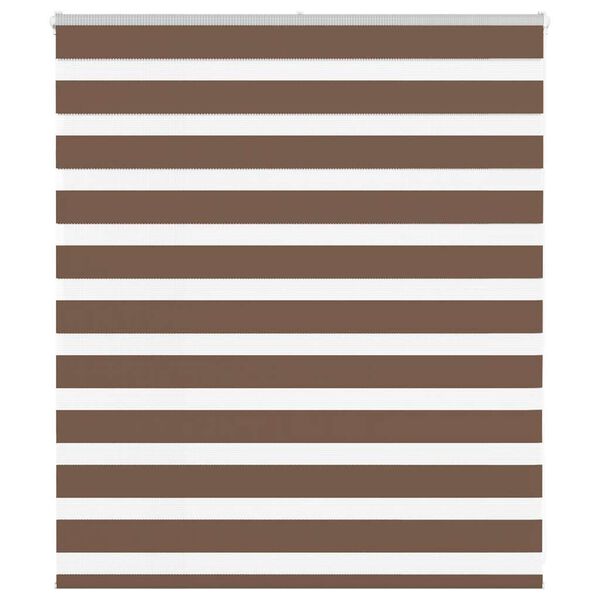 vidaXL Roleta zebra, brzozowa, szerokość tkaniny 125,9cm, poliester