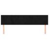 vidaXL Zagł&oacute;wki do ł&oacute;żka, 2 szt., czarny, 80x5x78/88 cm, aksamit