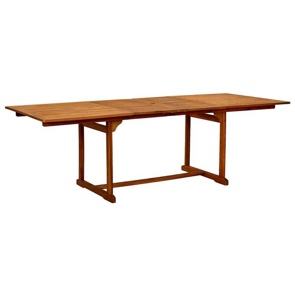 vidaXL 7-cz. zestaw mebli ogrodowych, lite drewno akacjowe i textilene