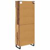 vidaXL Highboard Stare drewno 69,5 x 34 x 180 cm
