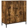 vidaXL Bufet Dąb wędzony 79,5 x 33 x 82 cm Drewno inżynieryjne