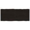 vidaXL Blat ciemnobrązowy 140x60x(2-6) cm drewno z naturalną krawędzią