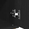 vidaXL Bufet Czarny 60 x 35 x 70 cm Materiał drewnopochodny