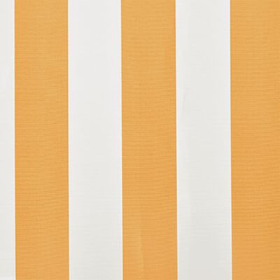 vidaXL Zadaszenie, żółty słonecznikowy i biały, 6x3 m (bez ramy)