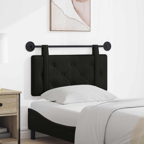 vidaXL Wisząca Głowa Czarny 100 x 55 x 5 cm Sk&oacute;ra ekologiczna