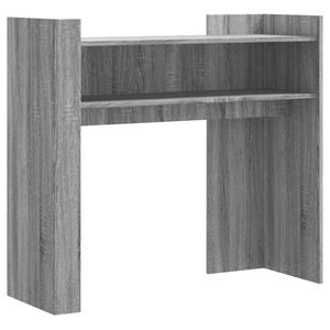 vidaXL Stolik konsolowy, szary dąb sonoma, 100x35x90 cm