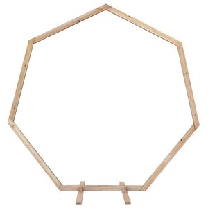 vidaXL Łuk Ślubny Jasny Brąz 221 x 92 x 216 cm Lite drewno sosnowe