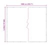 vidaXL Przezroczysta plandeka z oczkami 5x10 m PVC