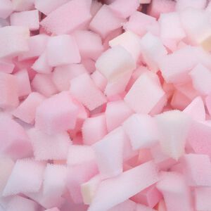 vidaXL Rozdrobnione wypełnienie pianą R&oacute;żowy 18 kg Poliuretan