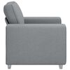 vidaXL Sofa Jasnoszary 100 x 77 x 82 cm tkanina