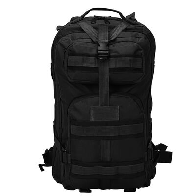 vidaXL Plecak w stylu wojskowym, 50 L, czarny
