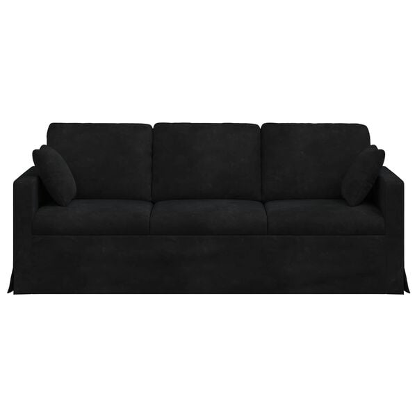 vidaXL Sofa Czarny