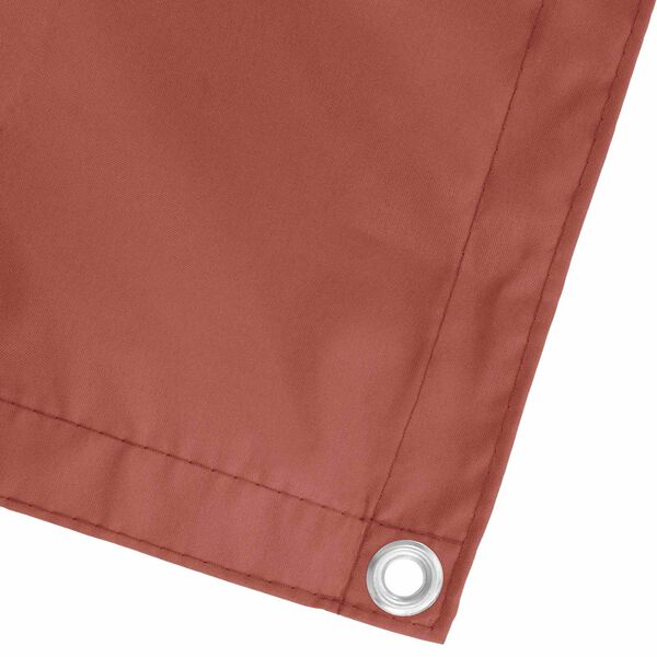 vidaXL Ekran balkonowy terakota 110 x 600 cm Materiał Oxford