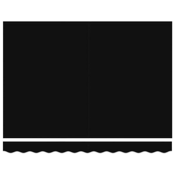 vidaXL Markiza zwijana Czarny 300 x 250 cm Tkanina i Metal