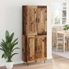 vidaXL Highboard Stare drewno 69,5 x 34 x 180 cm