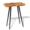vidaXL Stolik barowy plastry drewna akacjowego 90x60x110 cm