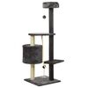 vidaXL Drapak dla kota z sizalowymi słupkami, ciemnoszary, 120 cm