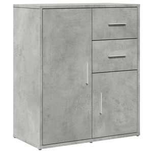 vidaXL Szafka, szarość betonu, 60x31x70 cm, materiał drewnopochodny