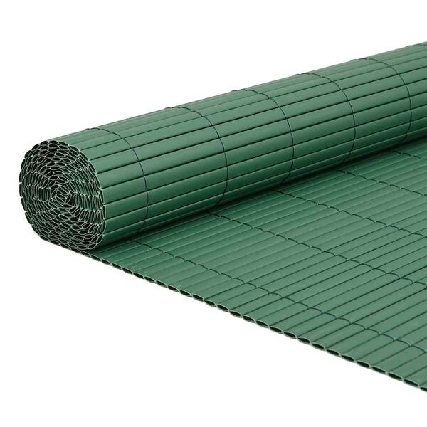 vidaXL Ogrodzenie Ogrodowe Dwustronne Zielone 1,8x3 m PVC