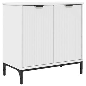 vidaXL Szafka pod umywalkę Biały 60,5 x 33,5 x 61 cm