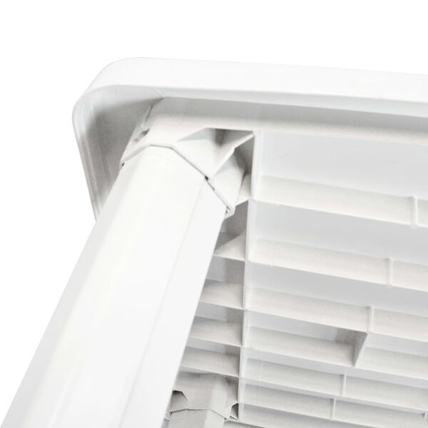 vidaXL Stół ogrodowy, biały, 101 x 68 x 72 cm, plastikowy