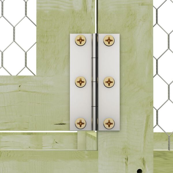 vidaXL Klatka dla drobiu, 1,5x6x1,5 m, impregnowane drewno sosnowe