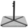 vidaXL Granitowe obciążniki do parasola, 15 kg, tr&oacute;jkątne, szare