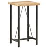 vidaXL Stolik barowy, 60x60x107 cm, surowe drewno mango