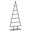 vidaXL Metalowa choinka świąteczna, do dekoracji, czarna, 90 cm