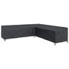 vidaXL Pokrowiec na meble 325 x 325 x 80 cm Tkanina Oxford 210D Czarny