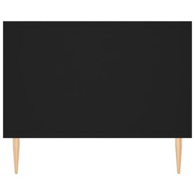 vidaXL Stolik kawowy, czarny, 102x50x40 cm, materiał drewnopochodny