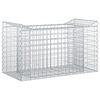 vidaXL Podniesione ł&oacute;żko gabionowe 50 x 100 x 60 cm Stal ocynkowana
