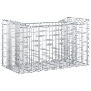 vidaXL Podniesione ł&oacute;żko gabionowe 50 x 100 x 60 cm Stal ocynkowana