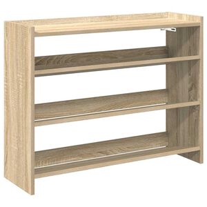 vidaXL P&oacute;łka na buty, dąb sonoma 80x25x62 cm, materiał drewnopochodny
